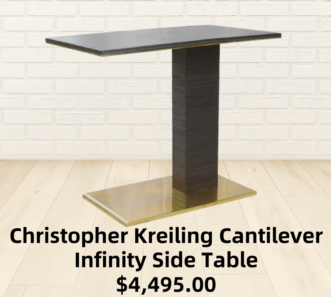 Christopher Kreiling Cantilever Infinity Side Table