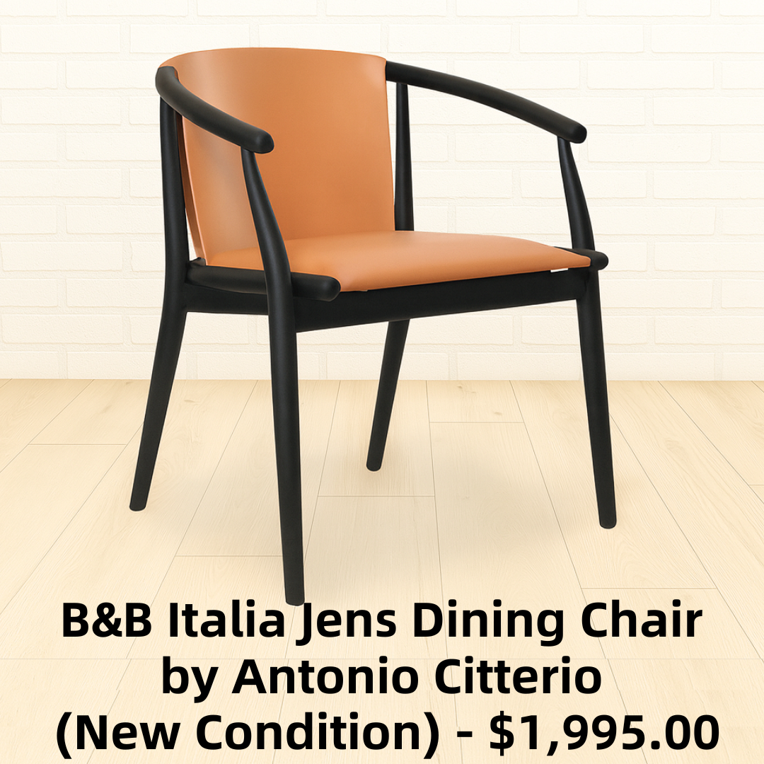 B&B Italia Jens Dining Chair by Antonio Citterio (New Condition)