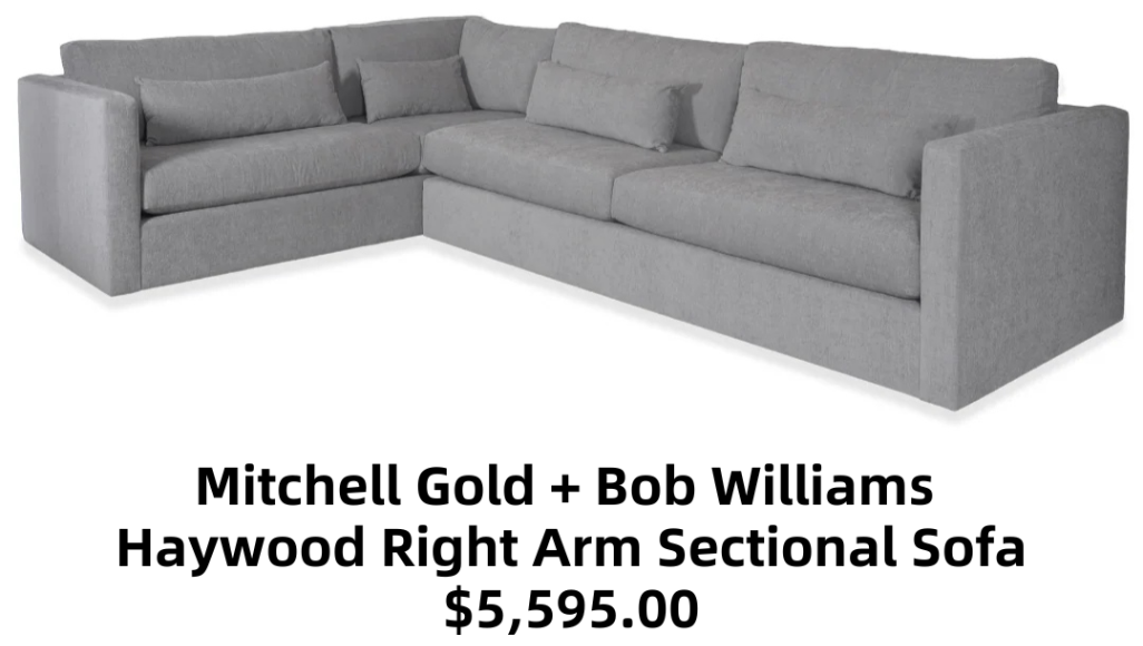 Mitchell Gold + Bob Williams Haywood Right Arm Sectional Sofa