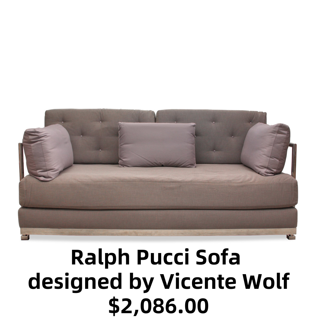 Ralph Pucci Sofa designed by Vicente Wolf