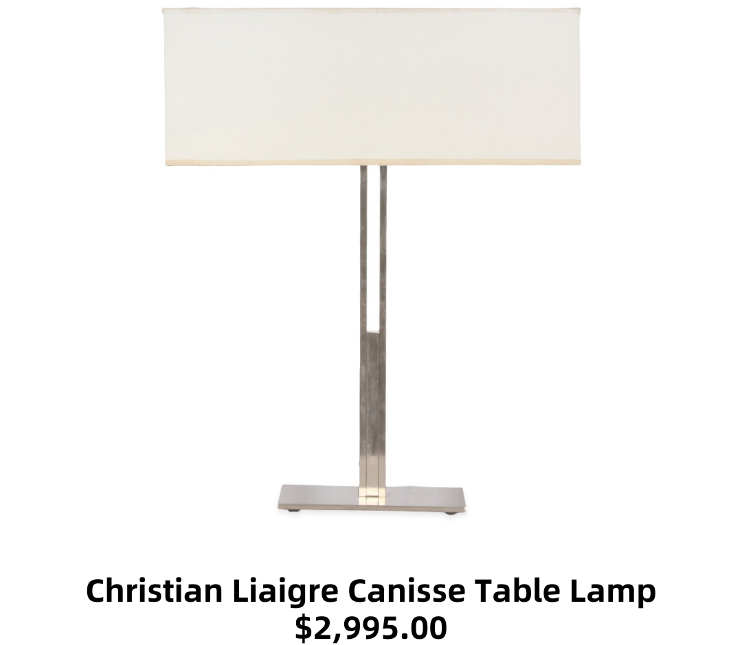 Christian Liaigre Canisse Table Lamp