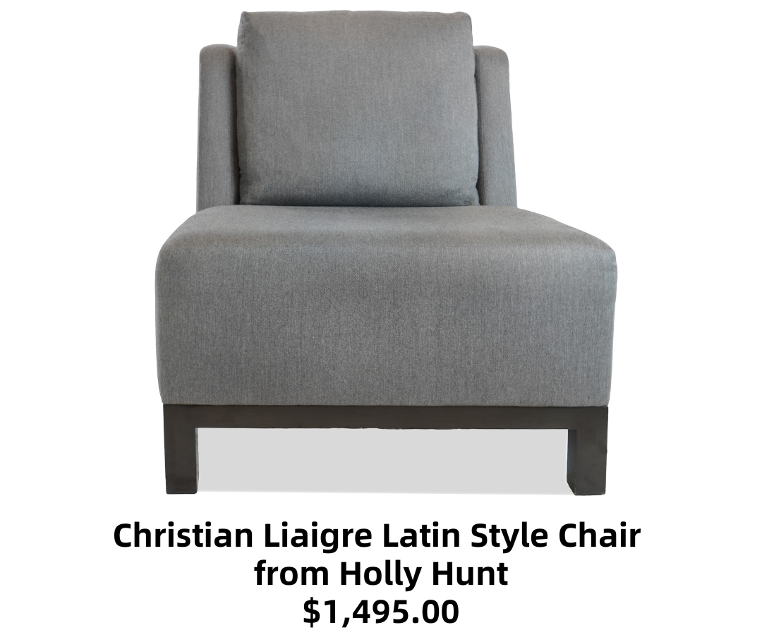 Christian Liaigre Latin Style Chair from Holly Hunt