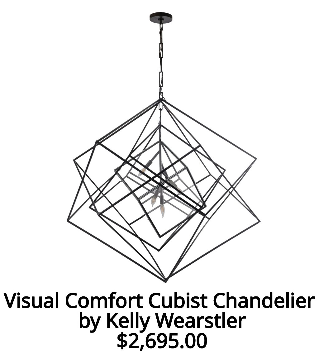 Visual Comfort Cubist Large Chandelier by Kelly Wearstler
