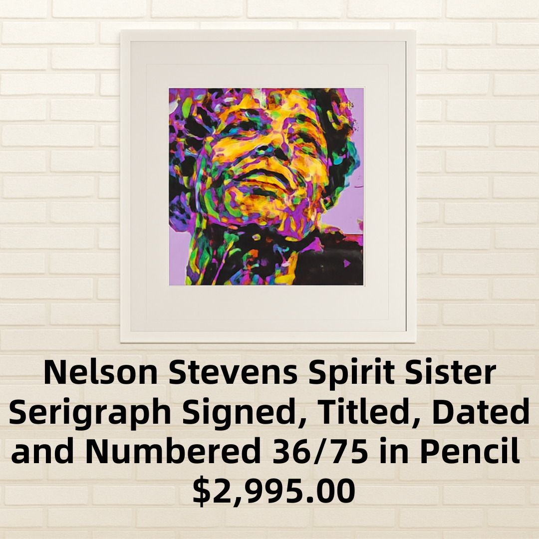 Nelson Stevens Spirit Sister Serigraph Signed, titled, dated and numbered 36/75 in pencil, lower margin. Printed and published by Raven Fine Print Editions, Easton, PA.