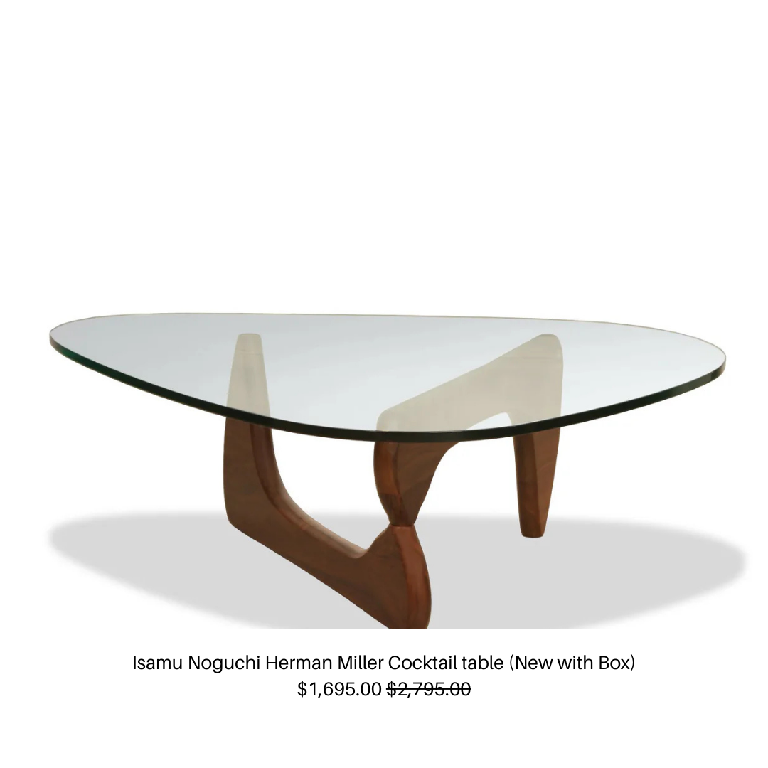 Isamu Noguchi Herman Miller Cocktail table (New with Box)