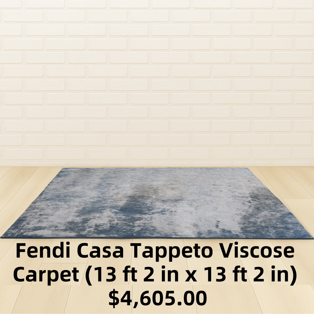 Fendi Casa Tappeto 100% Viscose Carpet (13 ft 2 in x 13 ft 2 in)