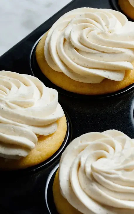Cupcakes made with gluten-free mix. Fearrington Village.