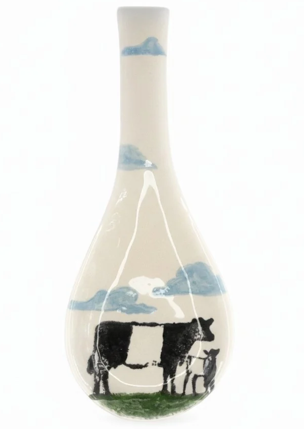 Beltie spoon rest by Vietri. Fearrington Village.