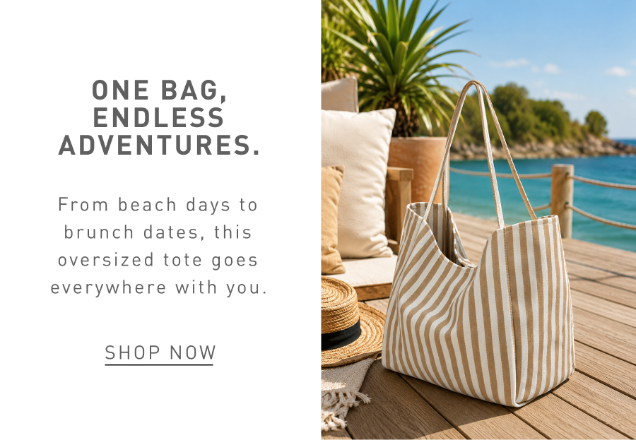 One Bag, Endless Advendurs - Shop our New Beach Bags and other Accessories