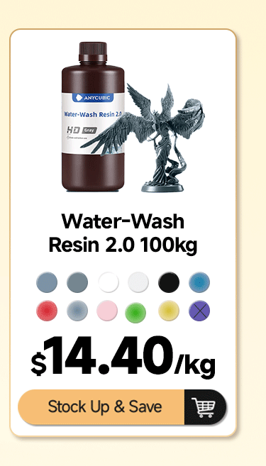Water-Wash Resin 2.0 10-100kg Deals