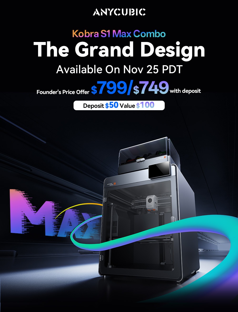 Anycubic Kobra S1 Max Combo
