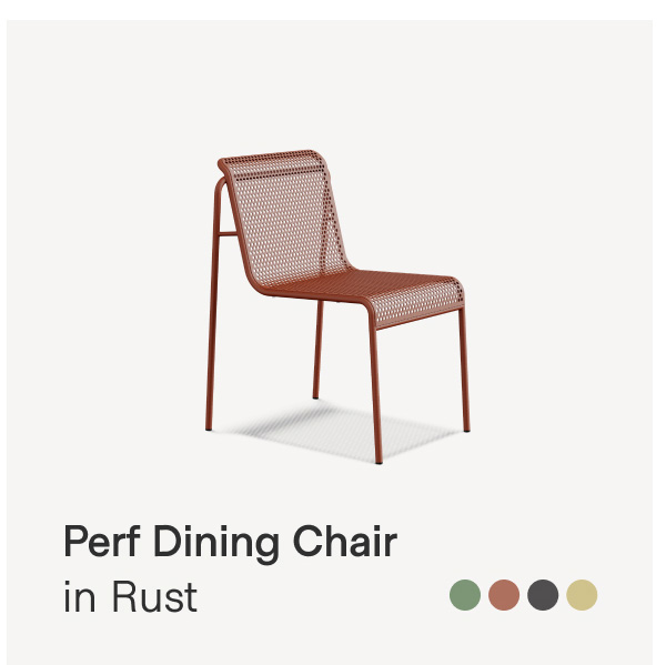 Perf Dining Chair in Rust