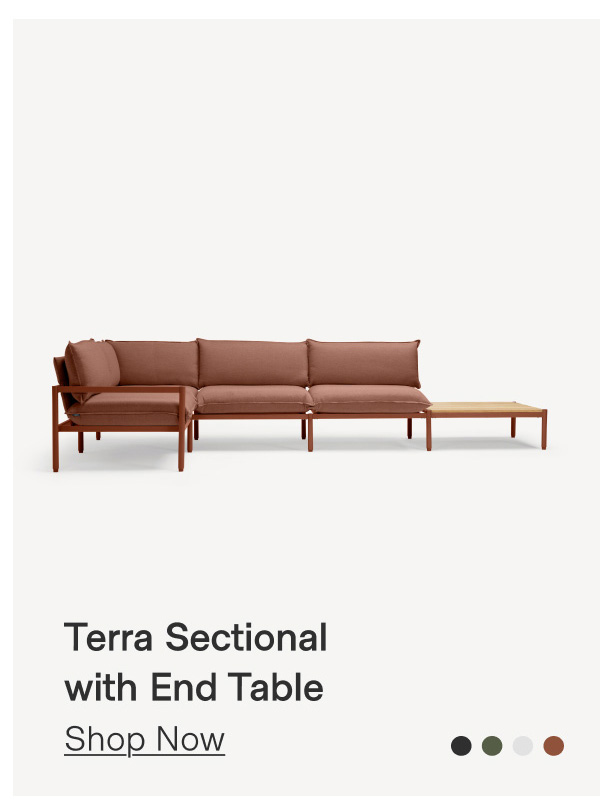 Terra Sectional with End Table - Shop Now
