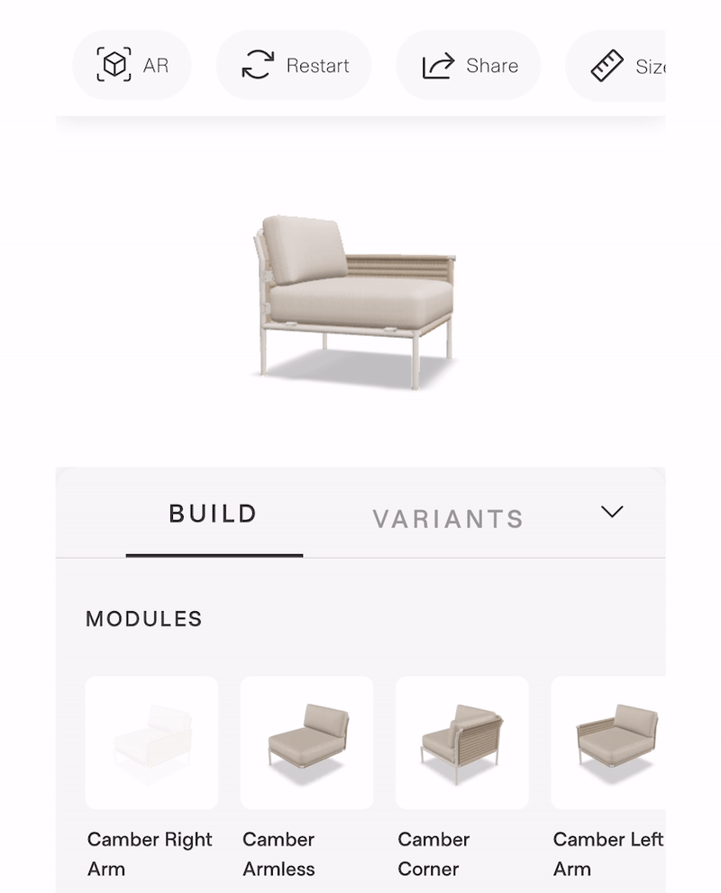 Configurator in action.
