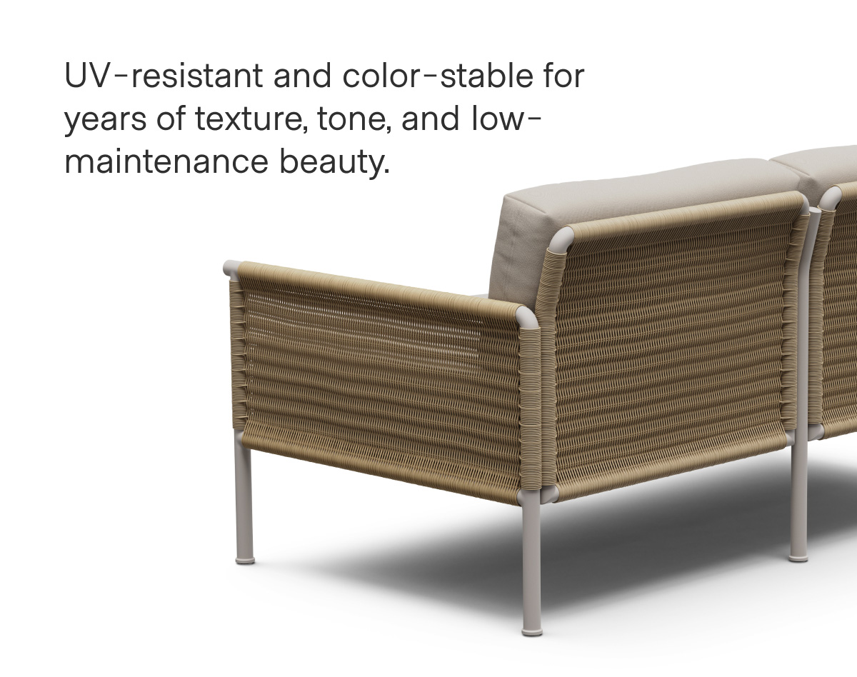 UV-resistant and color-stable for years of texture, tone, and low-maintenance beauty.