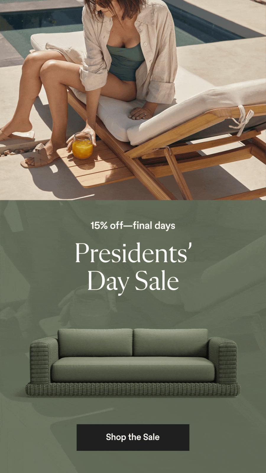 15% off--final days - Presidents' Day Sale - Shop the Sale