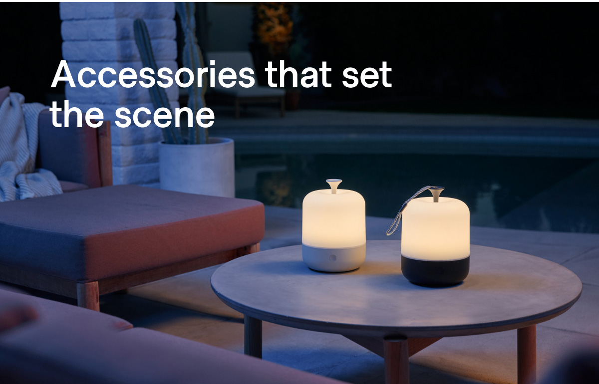 Accessories that set the scene
