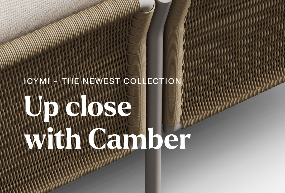 ICYMI - THE NEWEST COLLECTION - Up close with Camber