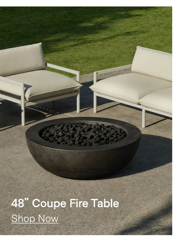 48in Coupe Fire Table - Shop Now