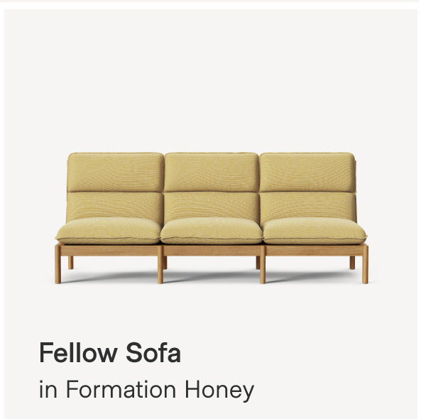 Fellow Sofa in Formation Honey