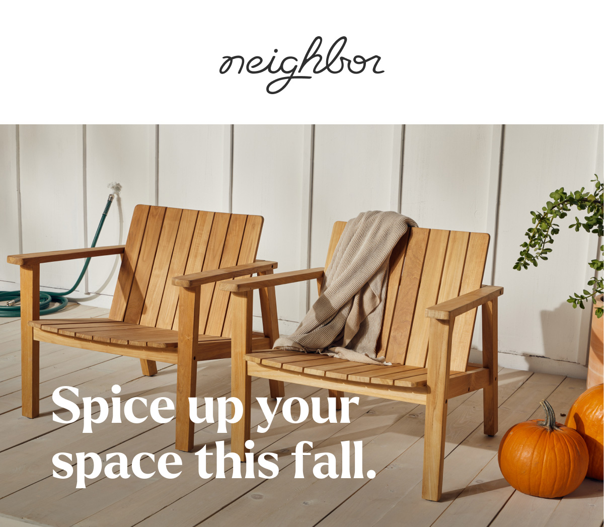  | neighbor | Spice up your space this fall.