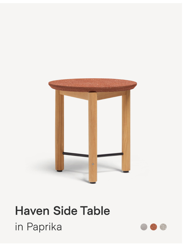 Haven Side Table in Paprika