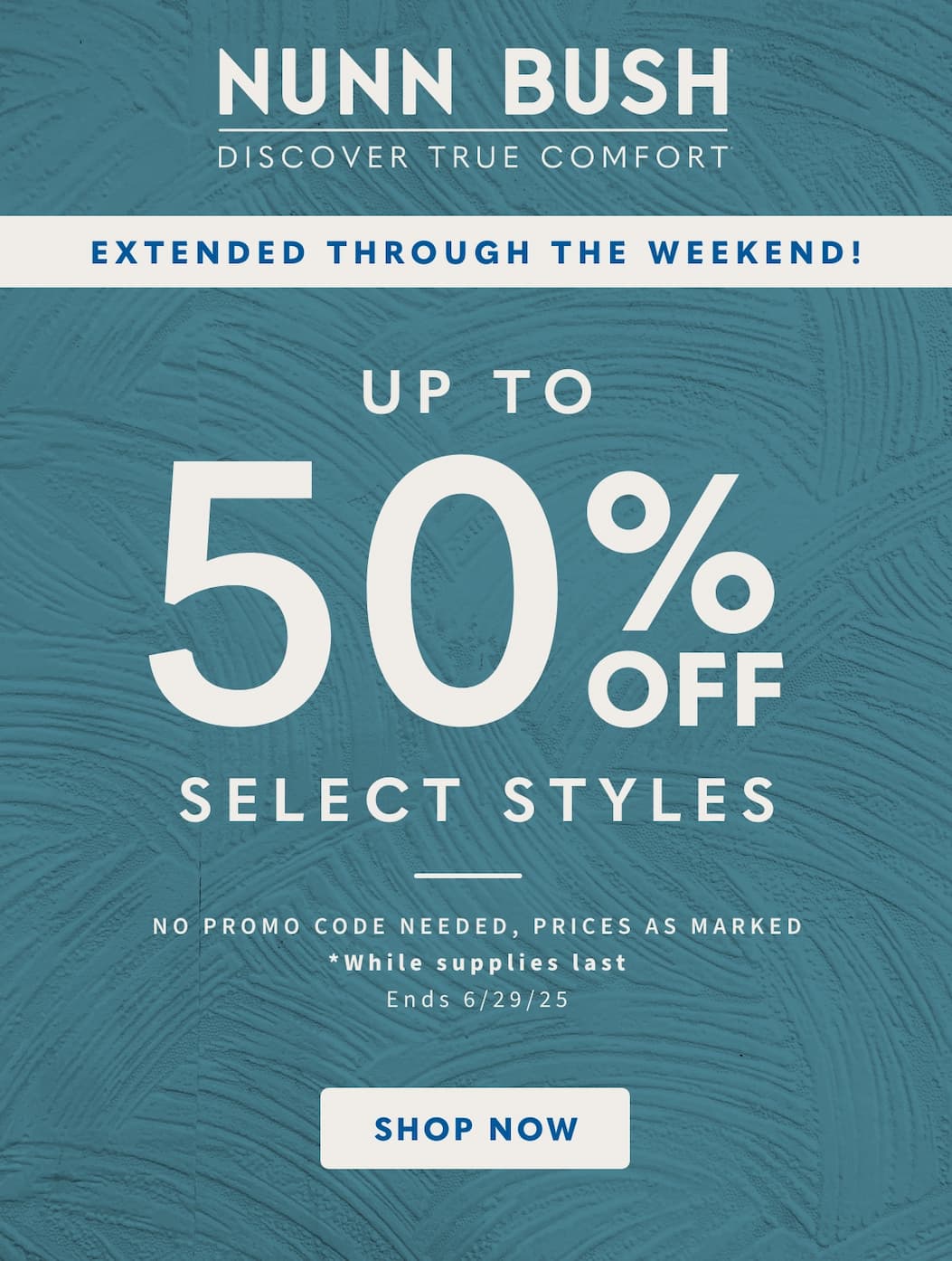 Up to 50% off select styles. Display images to learn more.