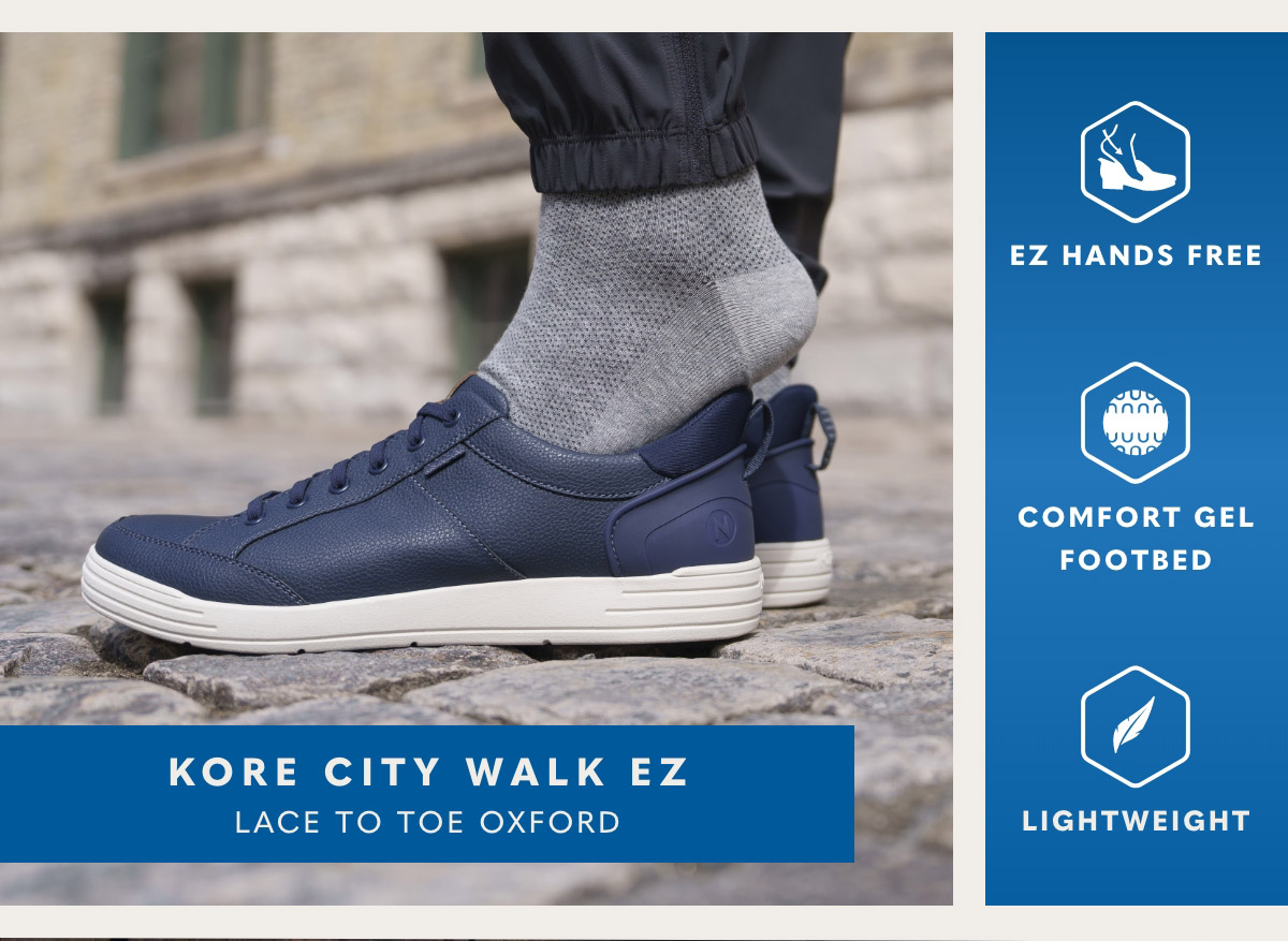 Kore City Walk EZ - Lace to Toe Oxford. Display images to learn more.