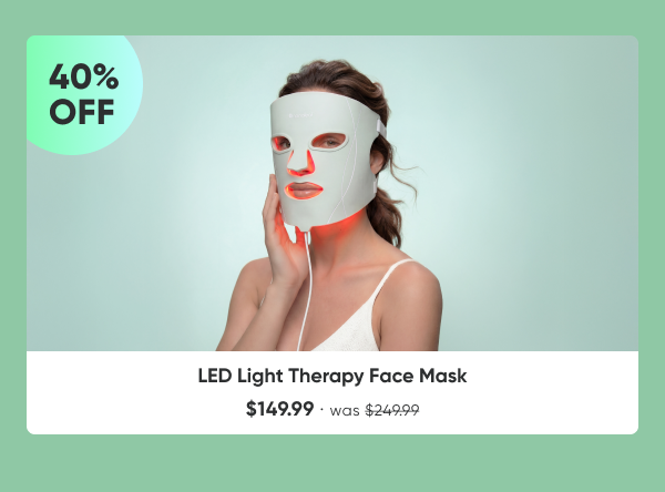 LED Light Therapy Face Mask - $144.99, was $249.99 (40% off)