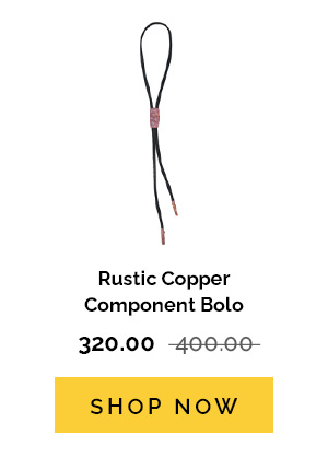 Rustic Copper Component Bolo