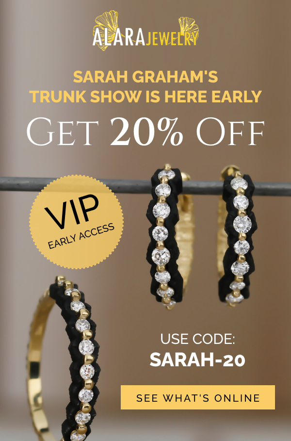 Sarah Graham's Trunk Show Is Here Early. Get 20% Off.