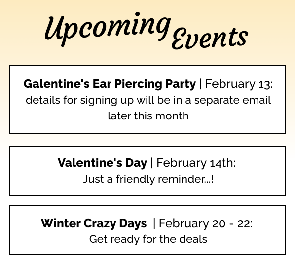 Upcoming Events