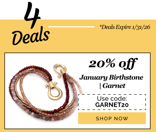 20% off January Birthstone | Garnet