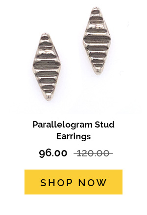 Parallelogram Stud Earrings