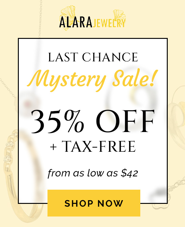 Last Chance Mystery Sale! 35% Off + Tax-Free