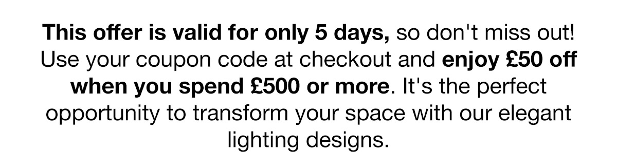 Code valid for 5 days only