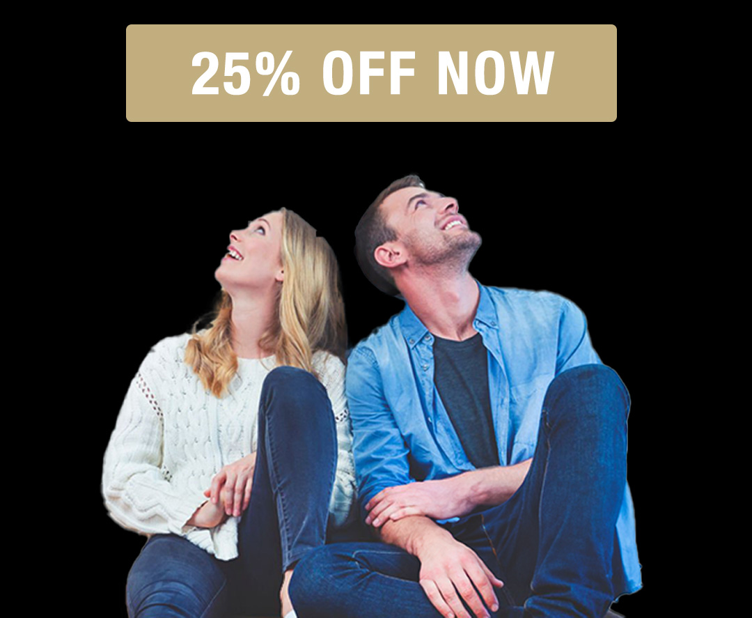 Shop now & save 25%