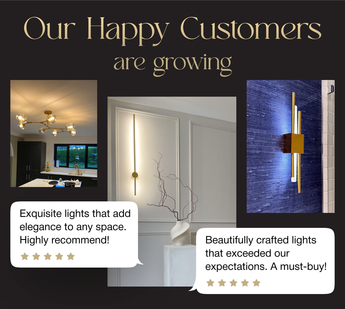Our Happy Customers Are Growing