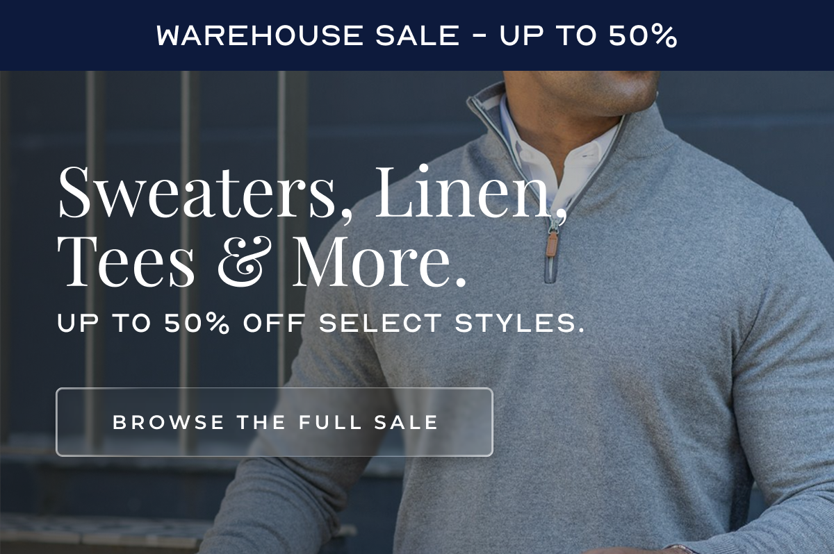 Warehouse Sale - Up To 50%