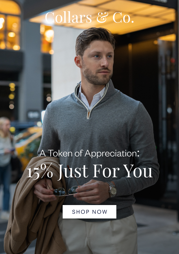 A Token of Appreciation: 15% Just For You. SHOP NOW.