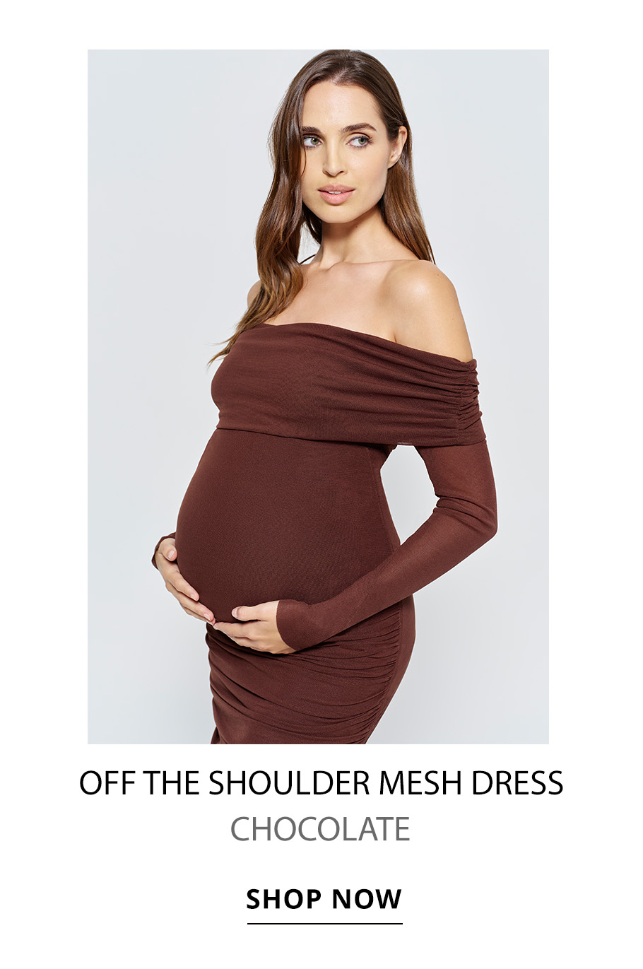 Shop The Off Shoulder Mesh Dress