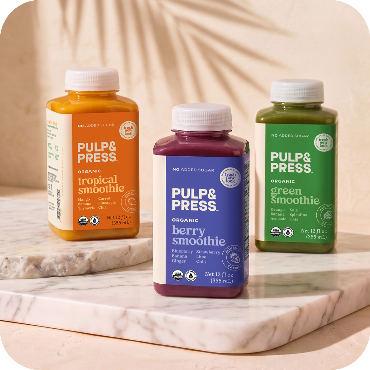 gut health smoothies. shop now.