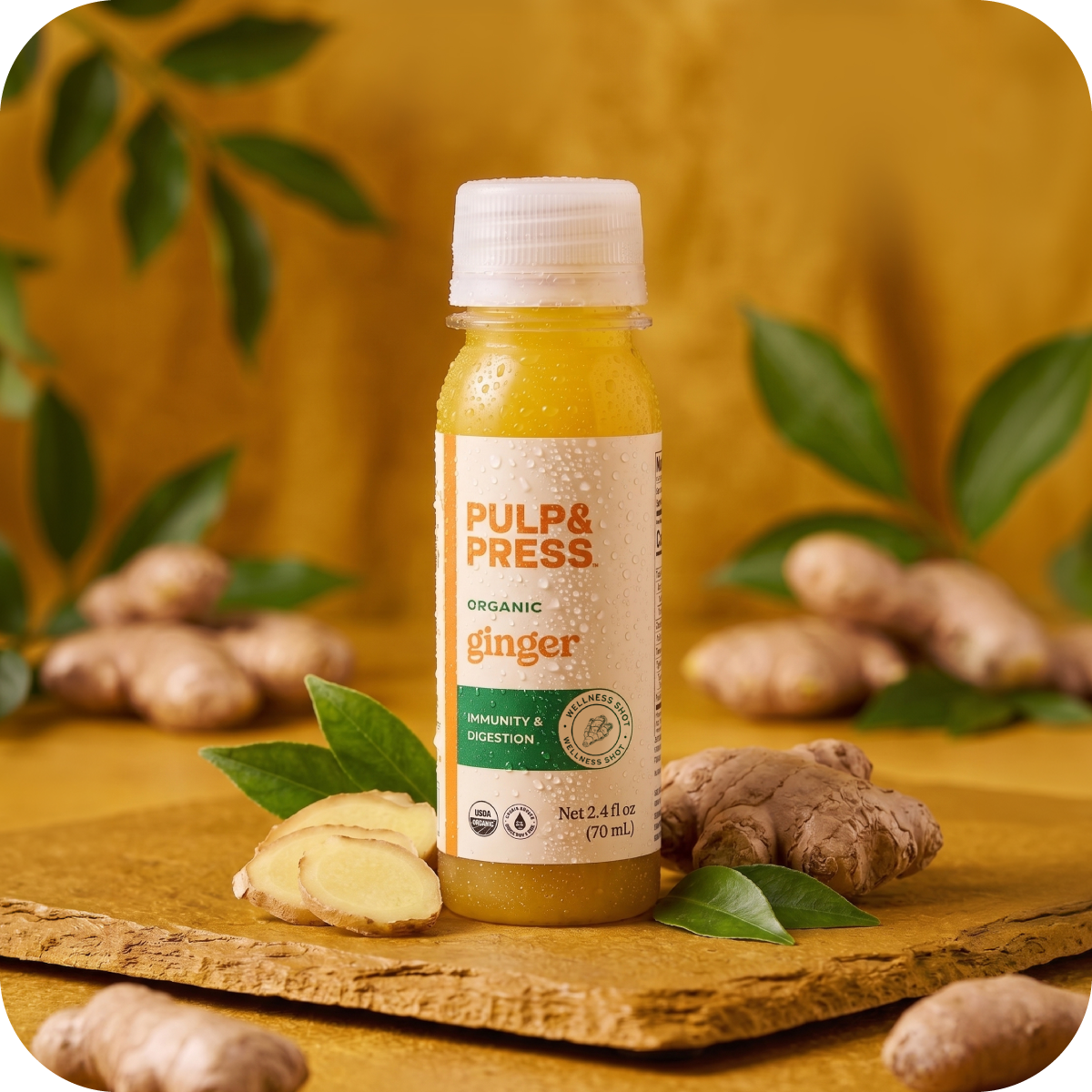 ginger wellness shot. shop now.