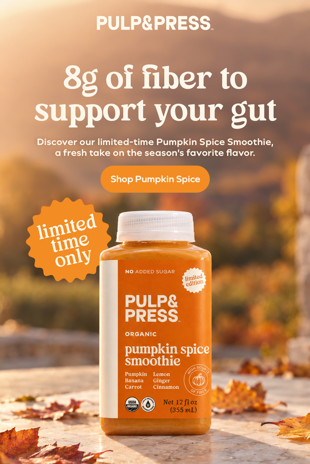 8g of fiber to support your gut