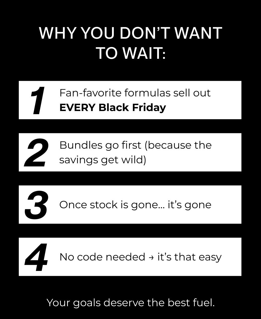 Why you don't want to wait