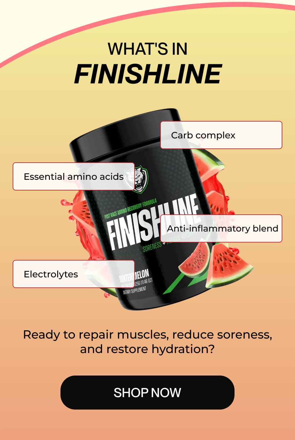 Whats in FINISHLINE