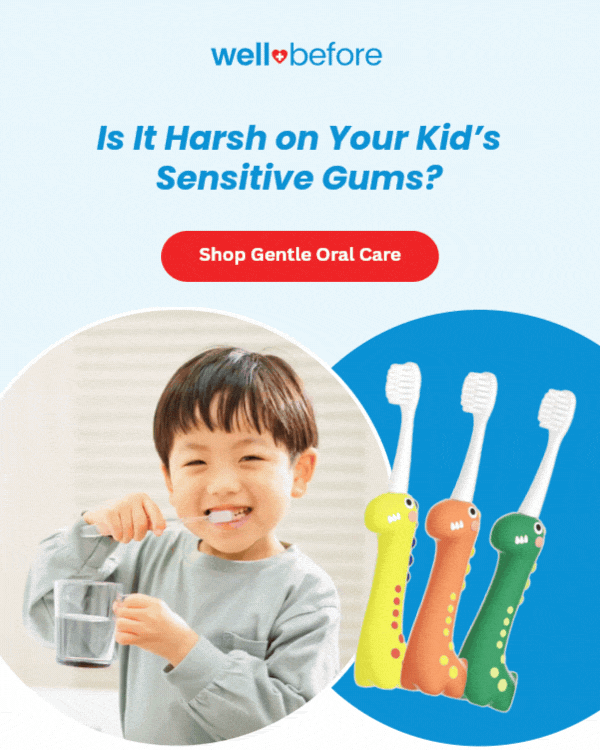 Is It Harsh on Your Kid’s Sensitive Gums? Shop Shop Gentle Oral Care>>>
