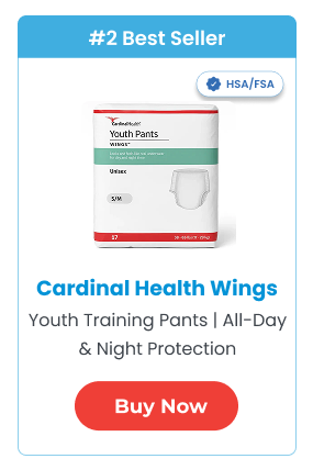 Cardinal Health Wings Youth Training Pants | All-Day & Night Protection  >>>