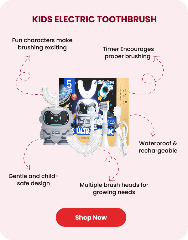 Wellbefore Kids Electric Toothbrush >>>