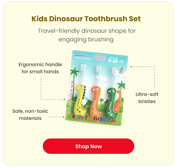 Shop Kids Dinosaur Toothbrush Set  >>>